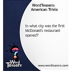 WordTeasers: American Trivia