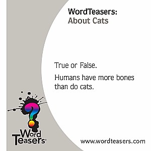 WordTeasers: About Cats