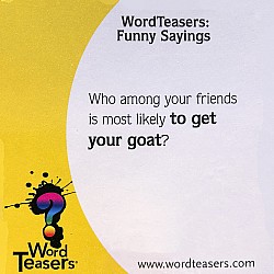 WordTeasers: Funny Sayings