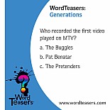 WordTeasers: Generations