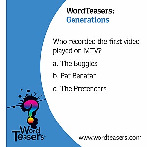WordTeasers: Generations