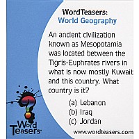 WordTeasers: World Geography