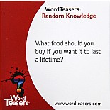 WordTeasers: Random Knowledge