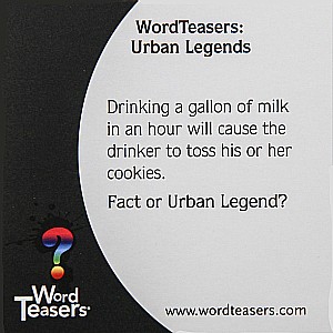 WordTeasers: Urban Legends