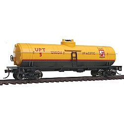 HO Scale - Tank Car - Ready To Run - Union Pacific (Armour Yellow, gray, red)