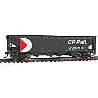 HO Scale - Offset Quad Hopper - Ready To Run - Canadian Pacific #361094