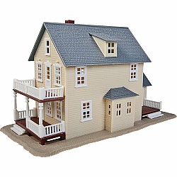 HO Scale - Two-Story House - Kit - 3 x 7" 7.7 x 17.7cm