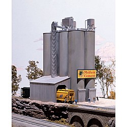 N Scale - Medusa Cement Company - Kit - 5-3/8 x 4-1/2 x 8-1/4" 13.6 x 11.4 x 21.0cm