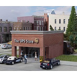 HO Scale - The UPS Store(R) - Kit - 4-5/16 x 3-5/8 x 2-3/4" 10.9 x 9.2 x 6.9cm