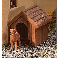 HO Scale - Dog & Kennel (Doghouse) - Kit