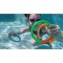 Lighted Dive Rings Pool Toy