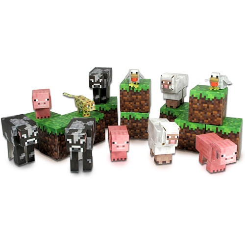 minecraft animal figures