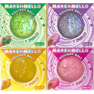 Marshmello Glow In The Dark Squishy Ball